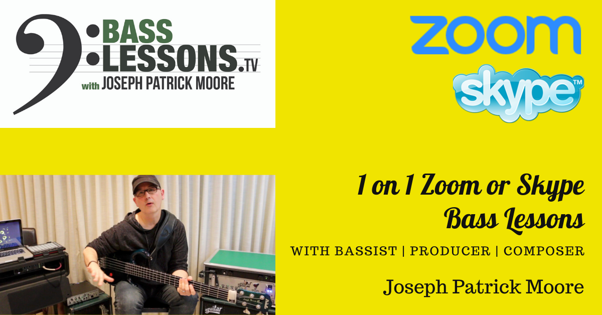 Online Bass Guitar Lessons with Joseph Patrick Moore